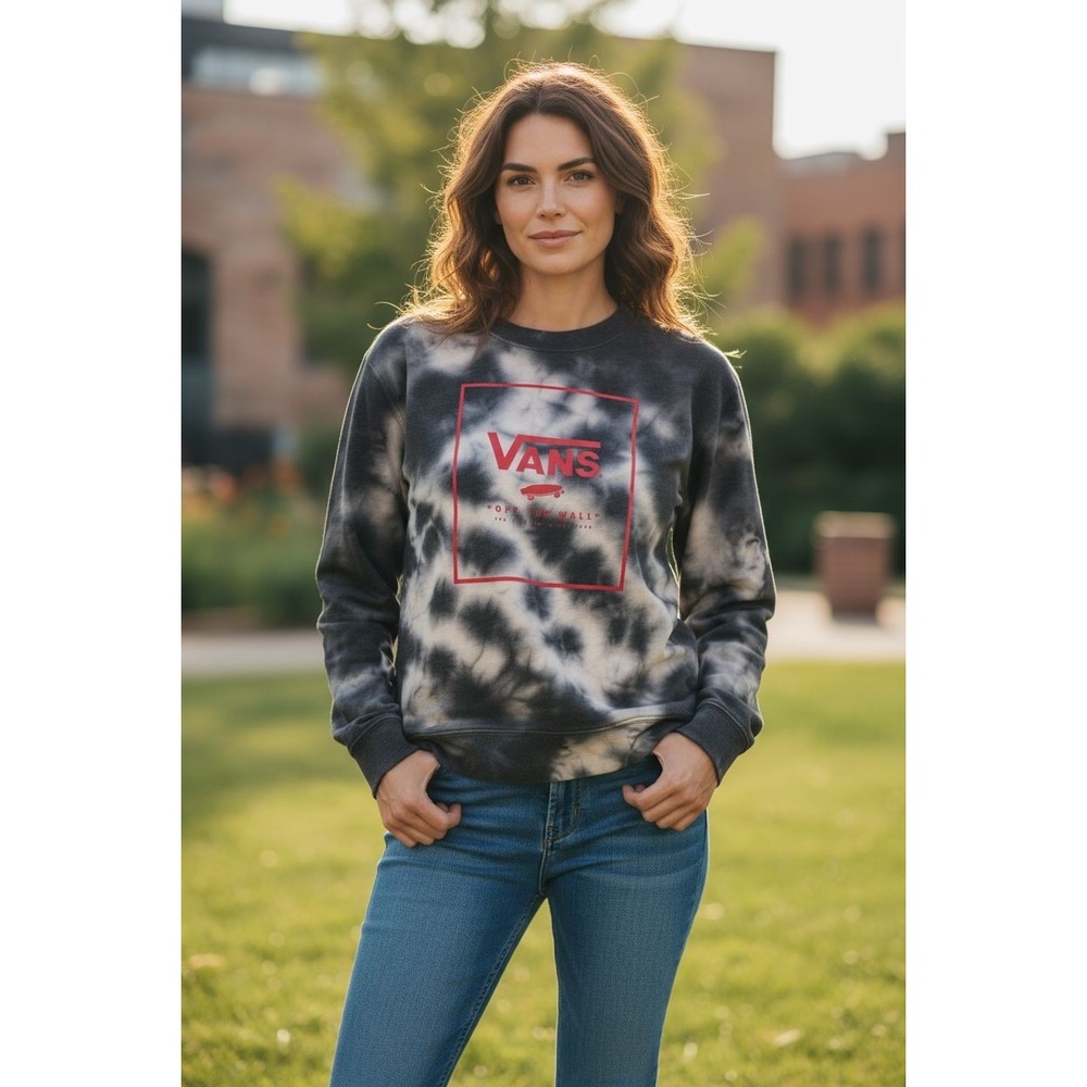 VANS Off The Wall‎ Tie Dye Crew Neck Womens XS